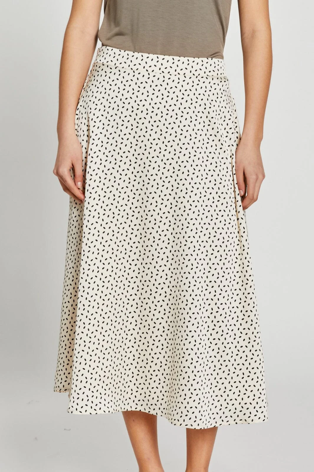 Bruuns Bazaar AcaciaBBAmattas skirt cream black dot print