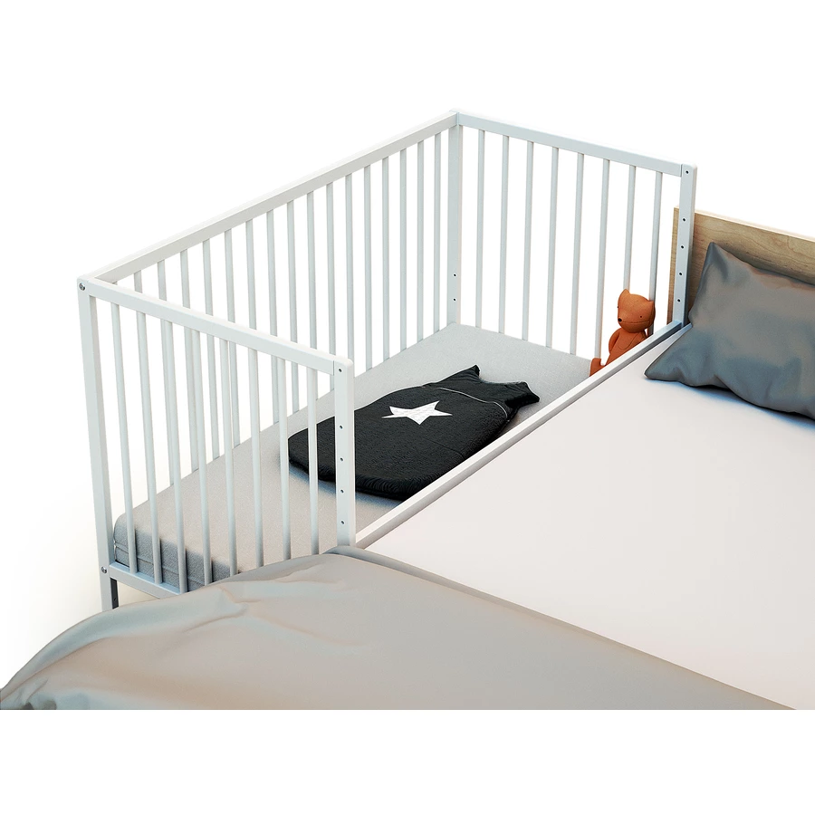 WEBABY Babybett Cododo weiß 60 x 120 cm