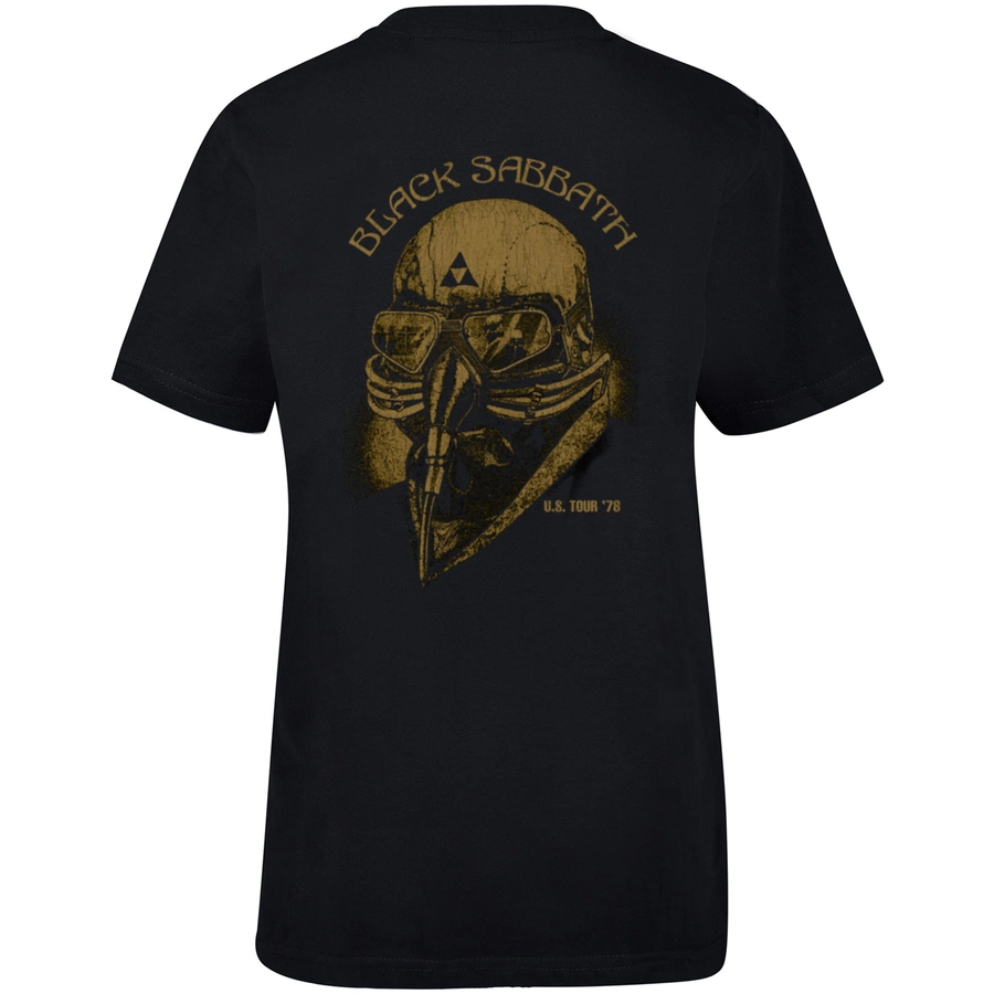 F4NT4STIC T-Shirt Black Sabbath Metal Band US Tour 1978 Black Zip schwarz
