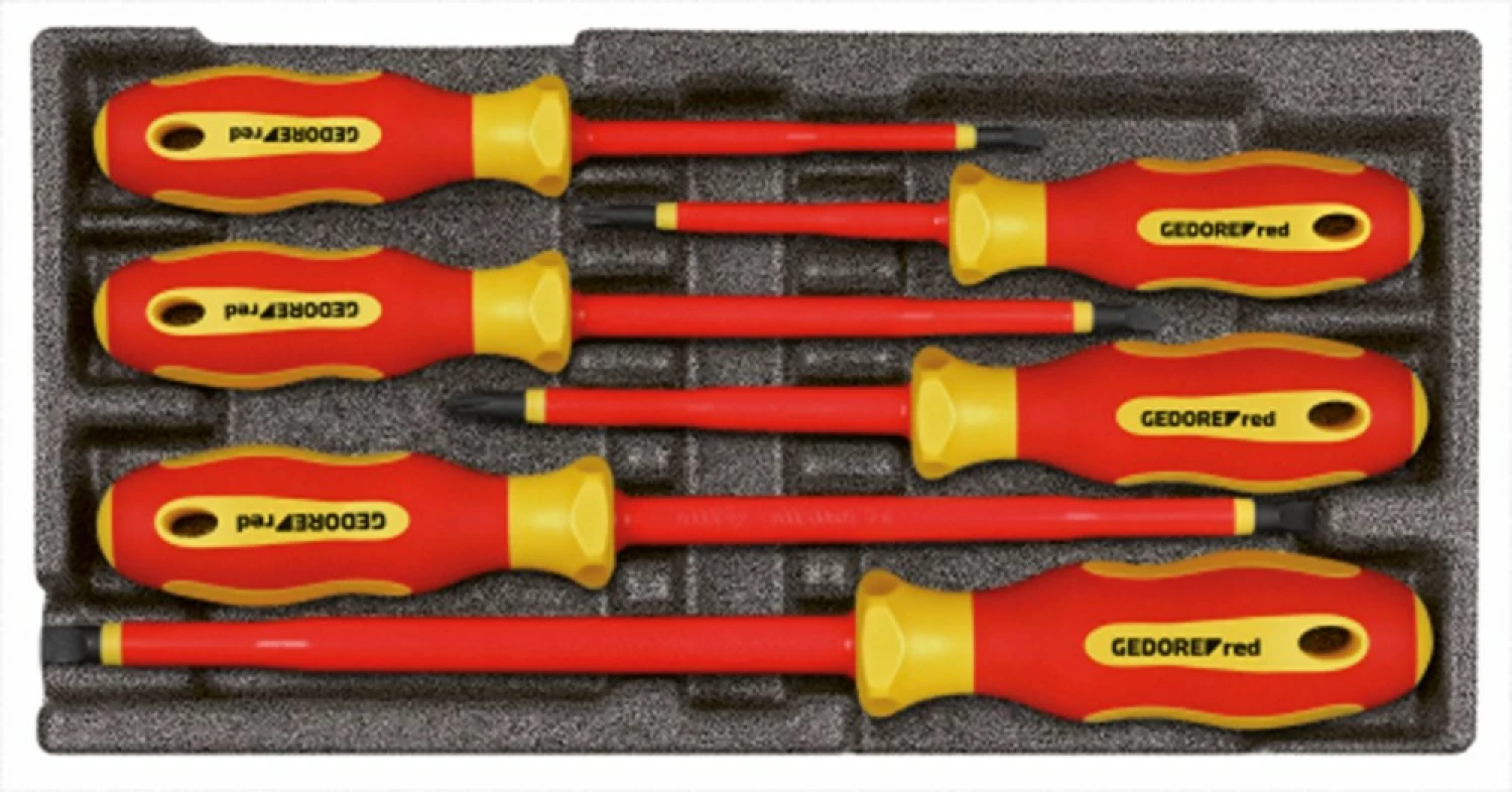 Gedore RED R22150016 6-delige VDE schroevendraaierset SL/- Philips