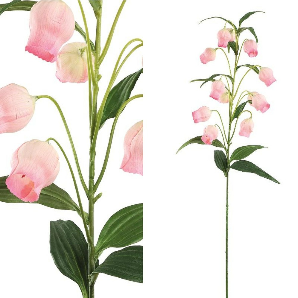 Ptmd branche artificielles sandersonia - 44x26x100 cm - plastique - rose