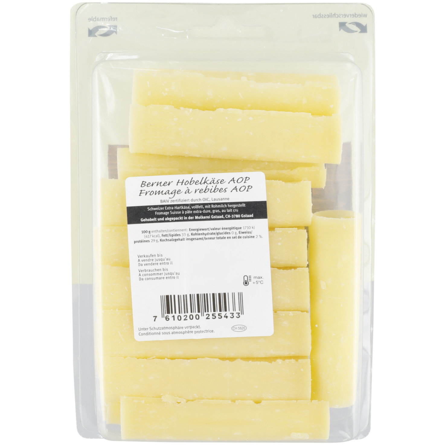 Hobelkäse Berner Oberland