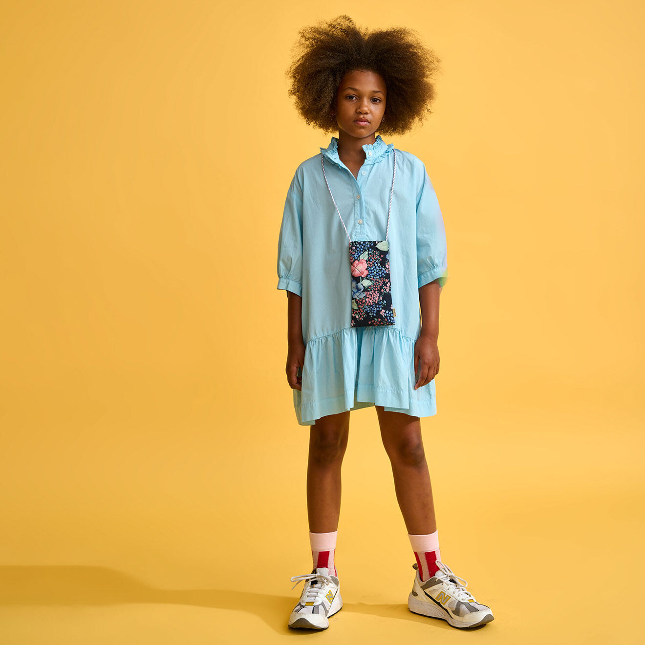 Bellerose Robe en Popeline Avriel bleu ciel
