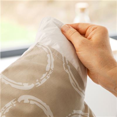 Linge de lit rayures de motifs - BECQUET CRÉATION