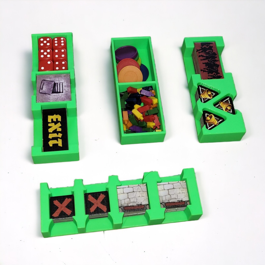 Zombicide - Black Plague : Rangement insert vert compatible
