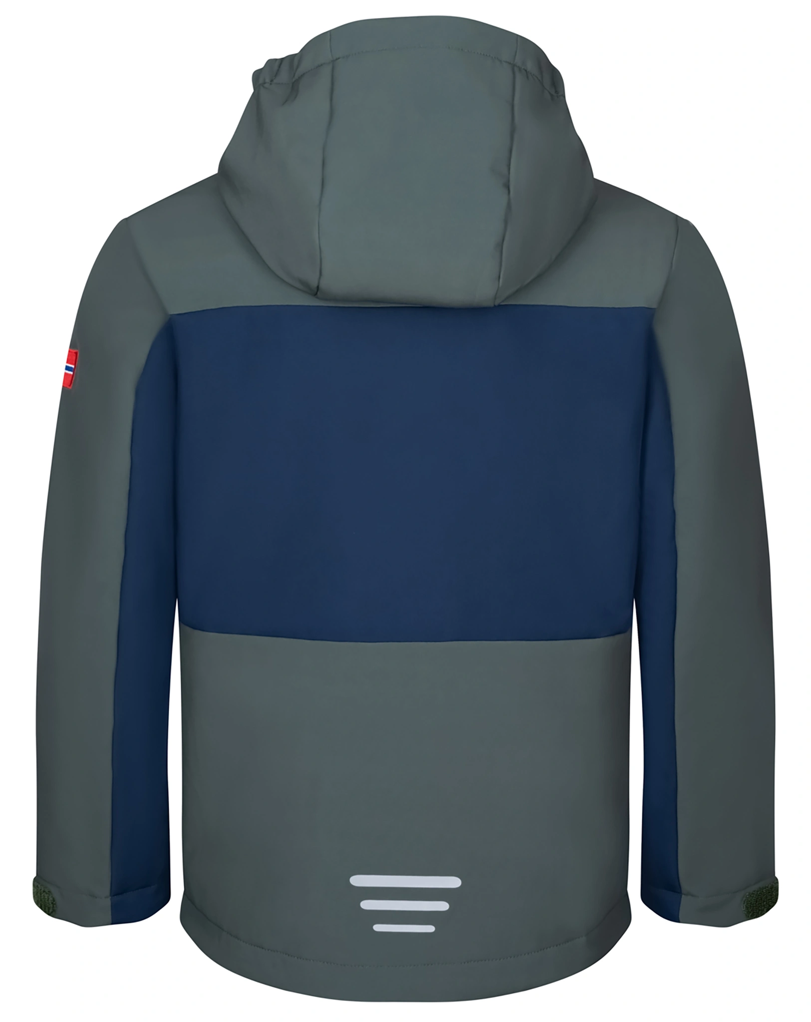 Winter SoftshelljaKids BERGSFJORD in ivy/navy