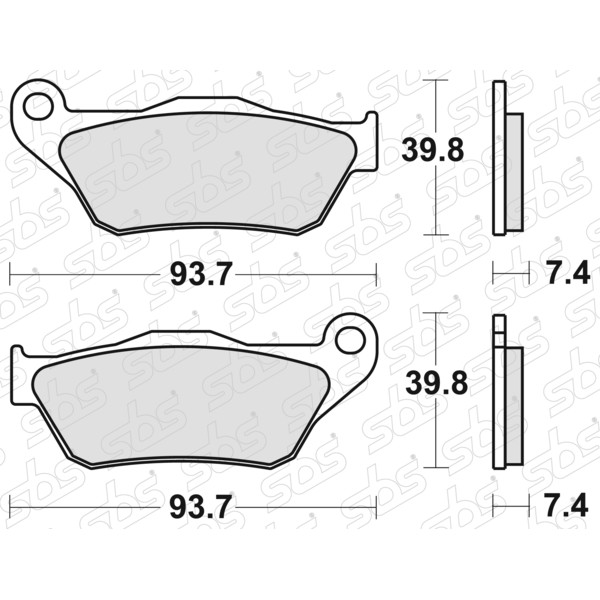 SBS - Plaquettes de frein 194 CT