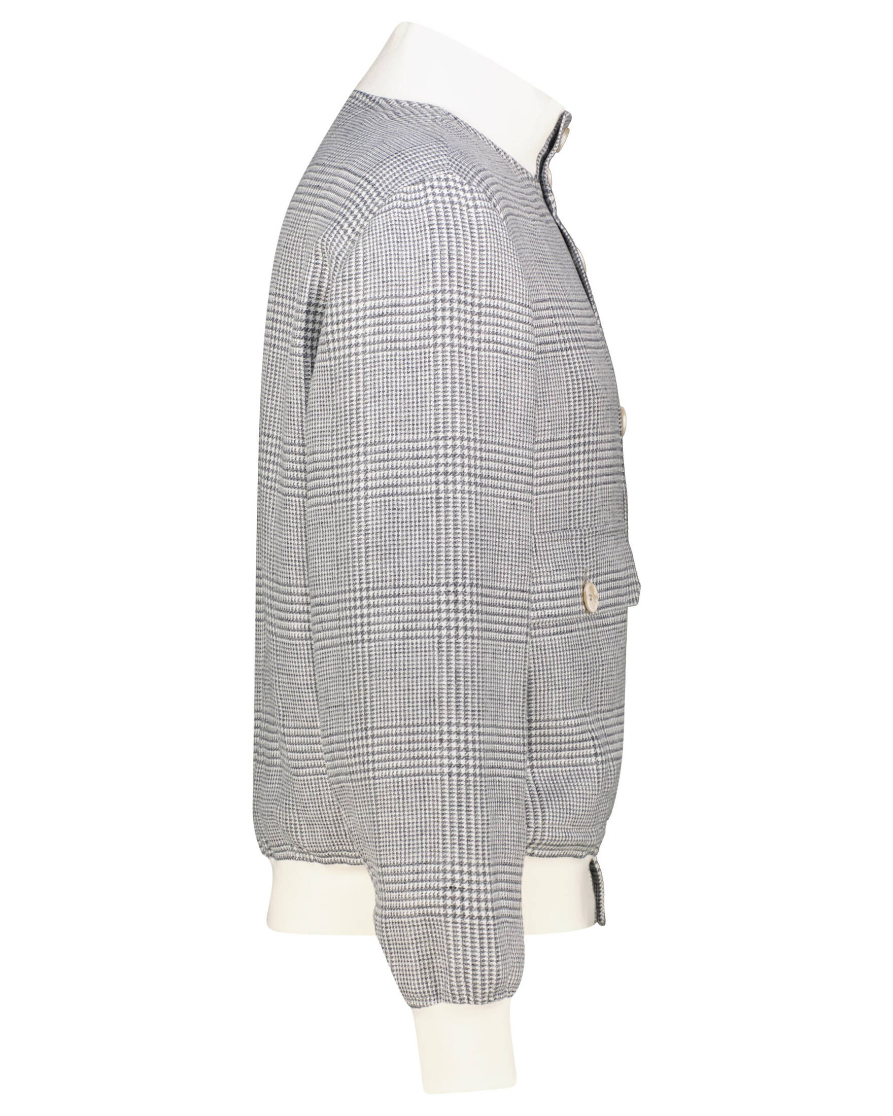 Brunello Cucinelli| Herren Blouson in Prince-of-Wales-Karo aus Leinen, Wolle und Seide