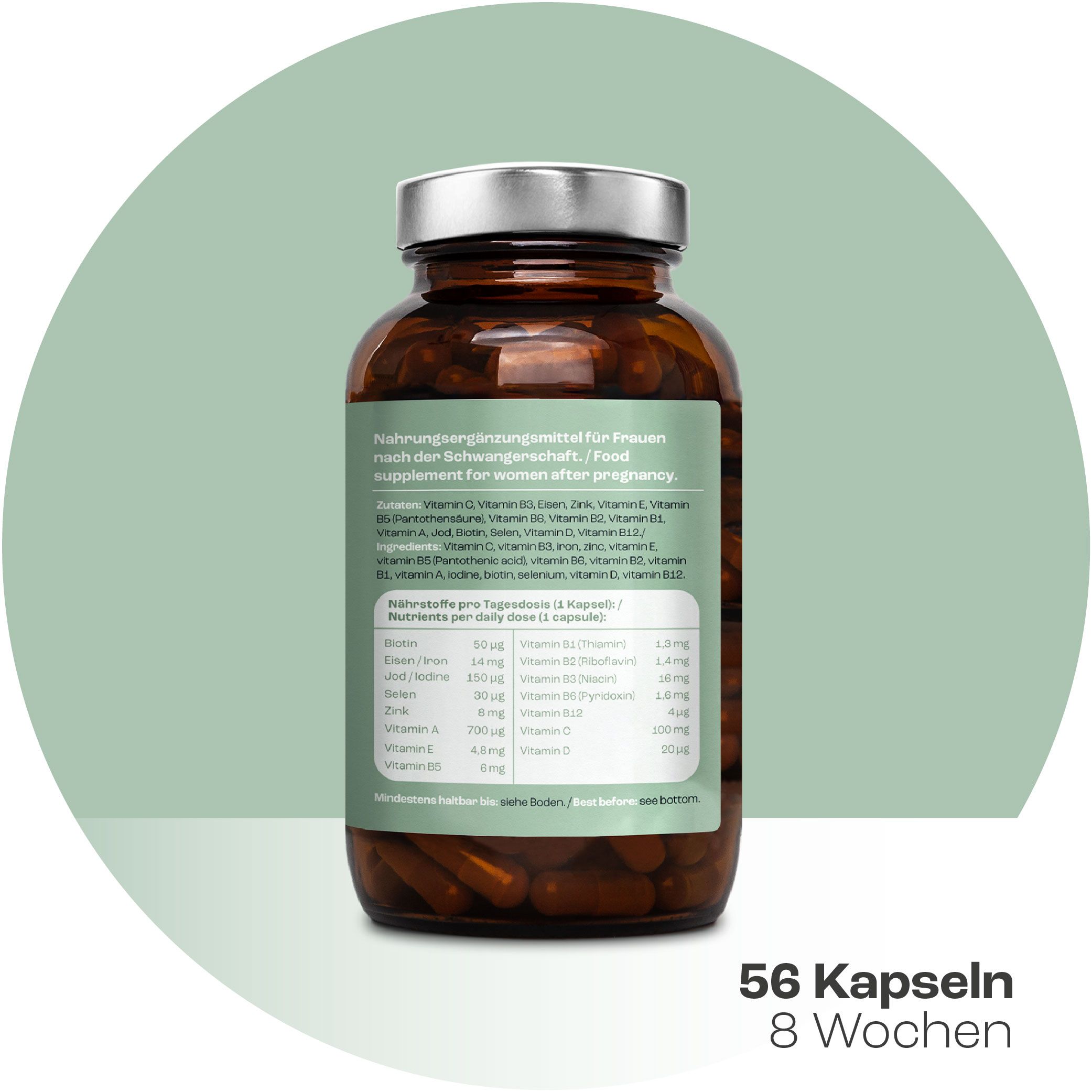 Mother Nature® Schwangerschaftsvitamine für Frauen nach der Stillzeit - Phase 4