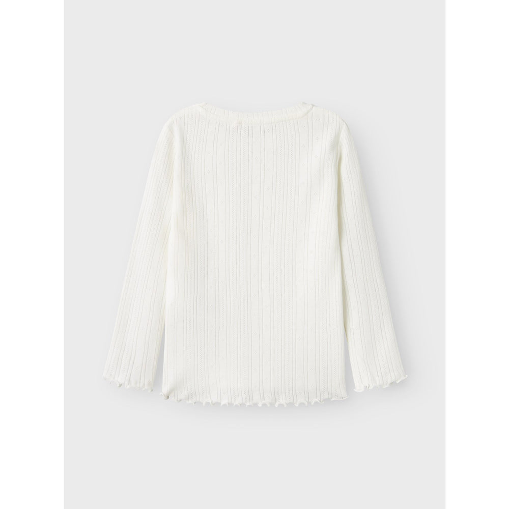Køb Name It Cloud Dancer Silke Slim Bluse