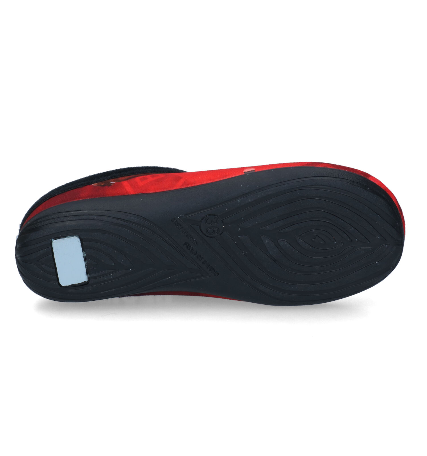 Pantoffels rood