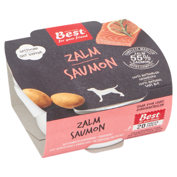 Best For Your Friend Hond Zalm 95gr