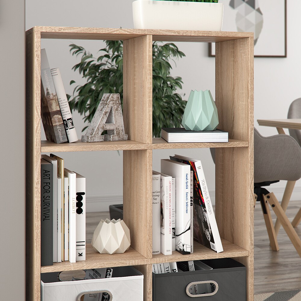 Vicco Raumteiler Bücherregal Standregal Aktenregal Regal 6 Sonoma