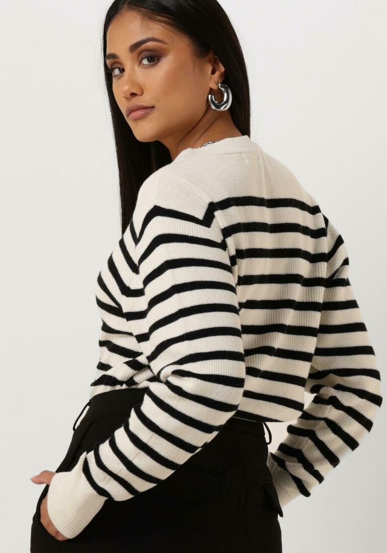 LOLLYS LAUNDRY witte lollys laundry trui swanll jumper ls