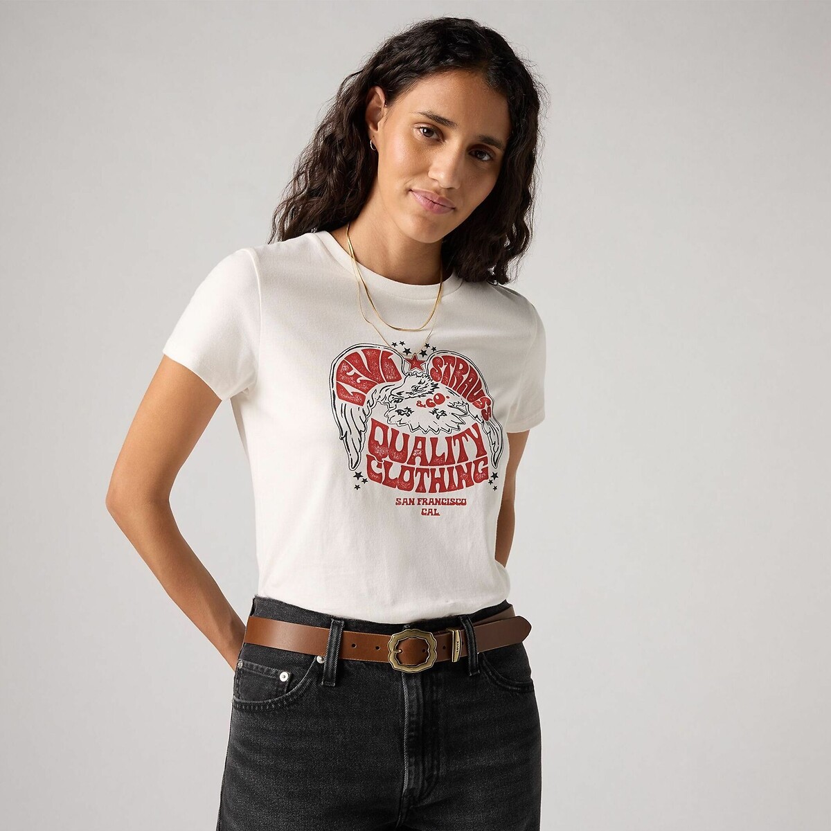 Camiseta de manga curta estampada da Levi's