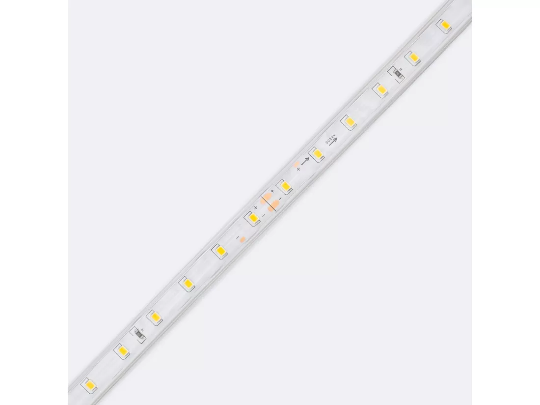 Ruban LED Extérieur Solaire 24V DC SMD2835 60 LED/m 20m IP65 Largeur 12mm Coupe 100 cm Blanc chaud