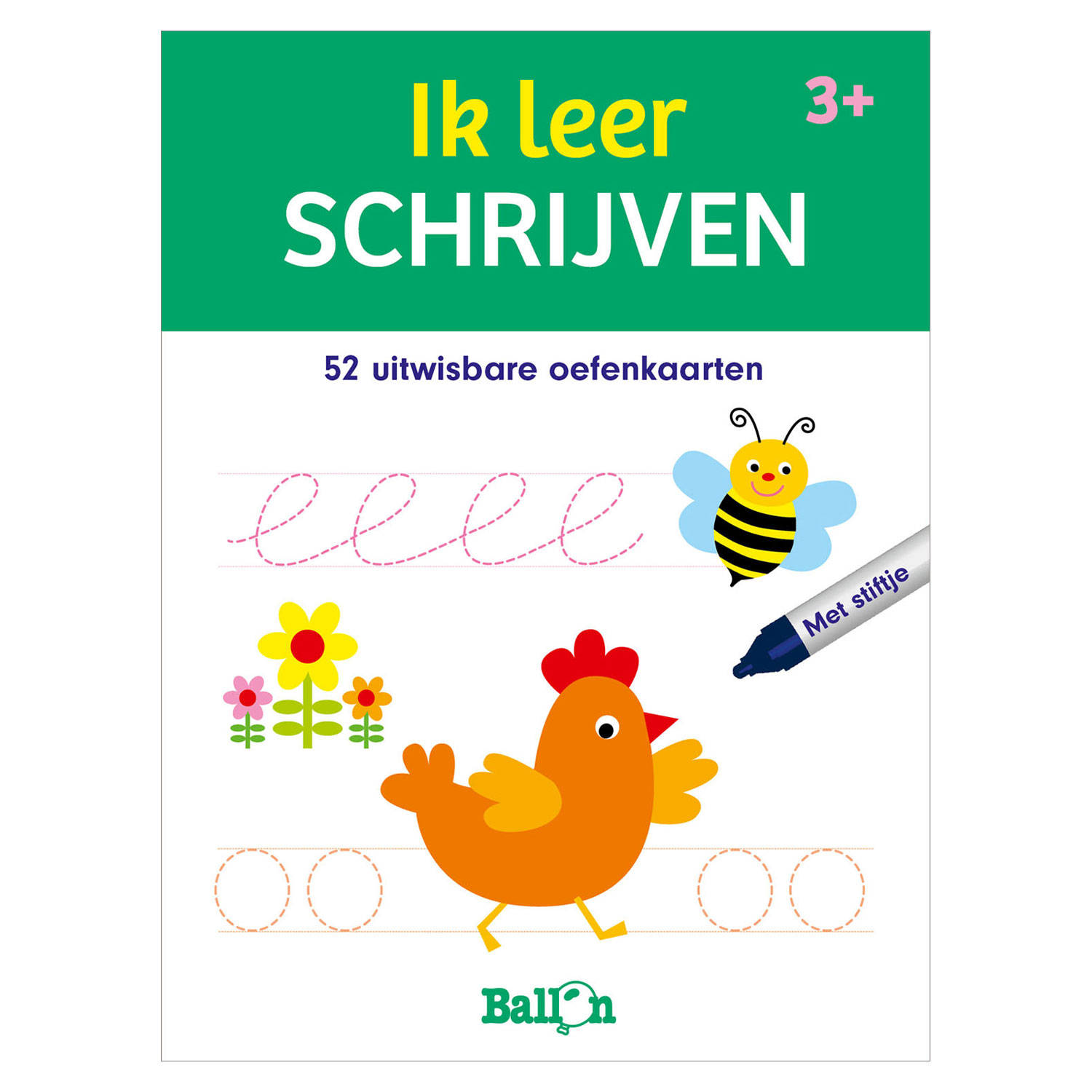 Speel- en leerkaarten - Ik leer schrijven 3+