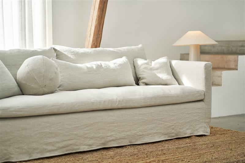 4-zitsbank Sintra linen naturel