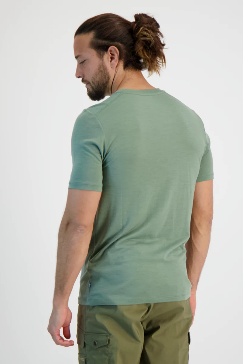 Fjällräven Abisko Wool Logo Herren T-Shirt