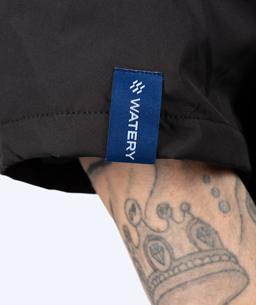 Watery Surf poncho - Waterproof - Sort