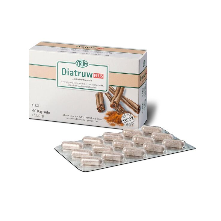 Diatruw Plus Zimtextraktkapseln, 60 St