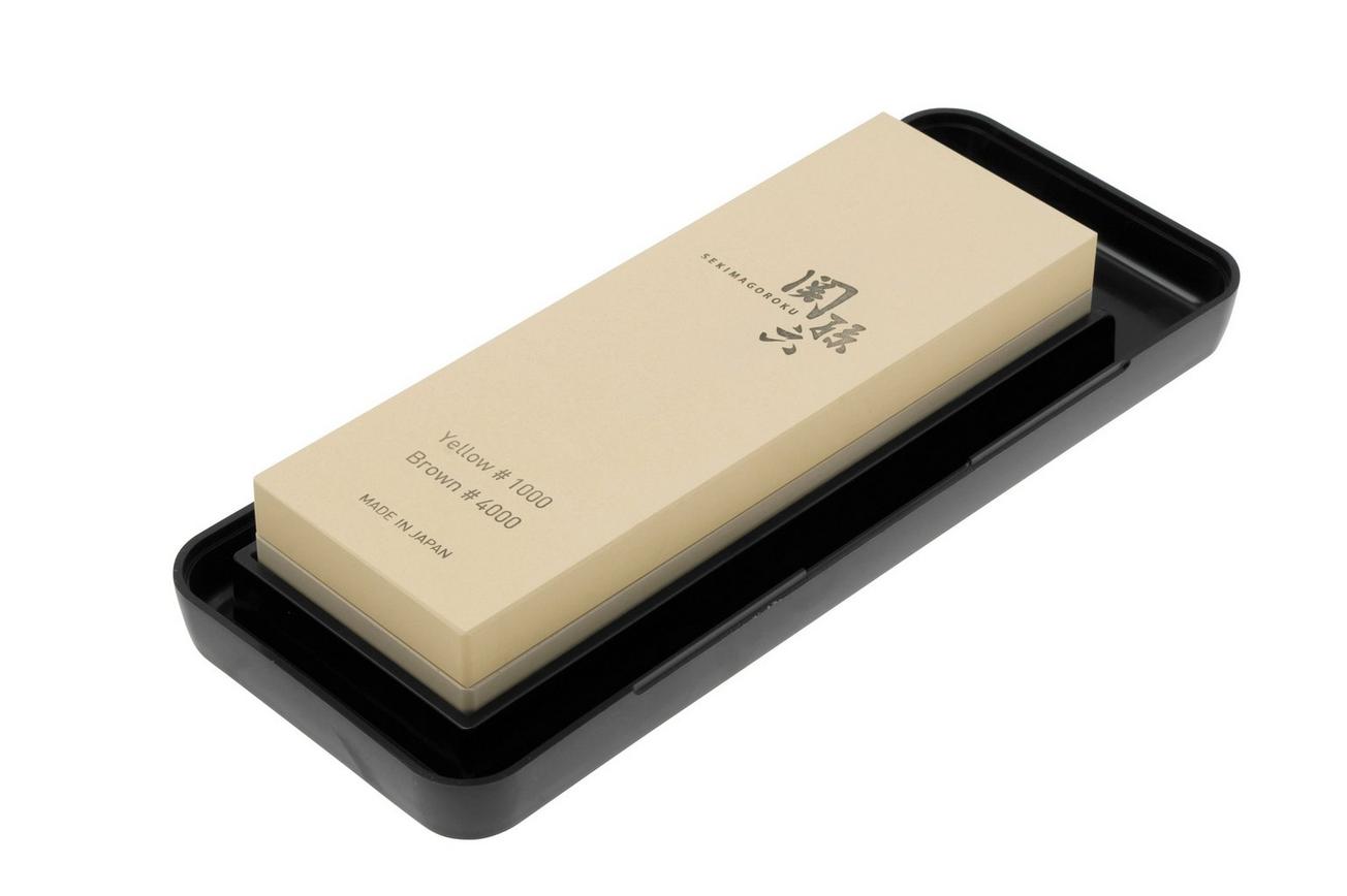 Kai Seki Magoroku AP-0334 dubbelzijdige slijpsteen, 1000/4000 grit