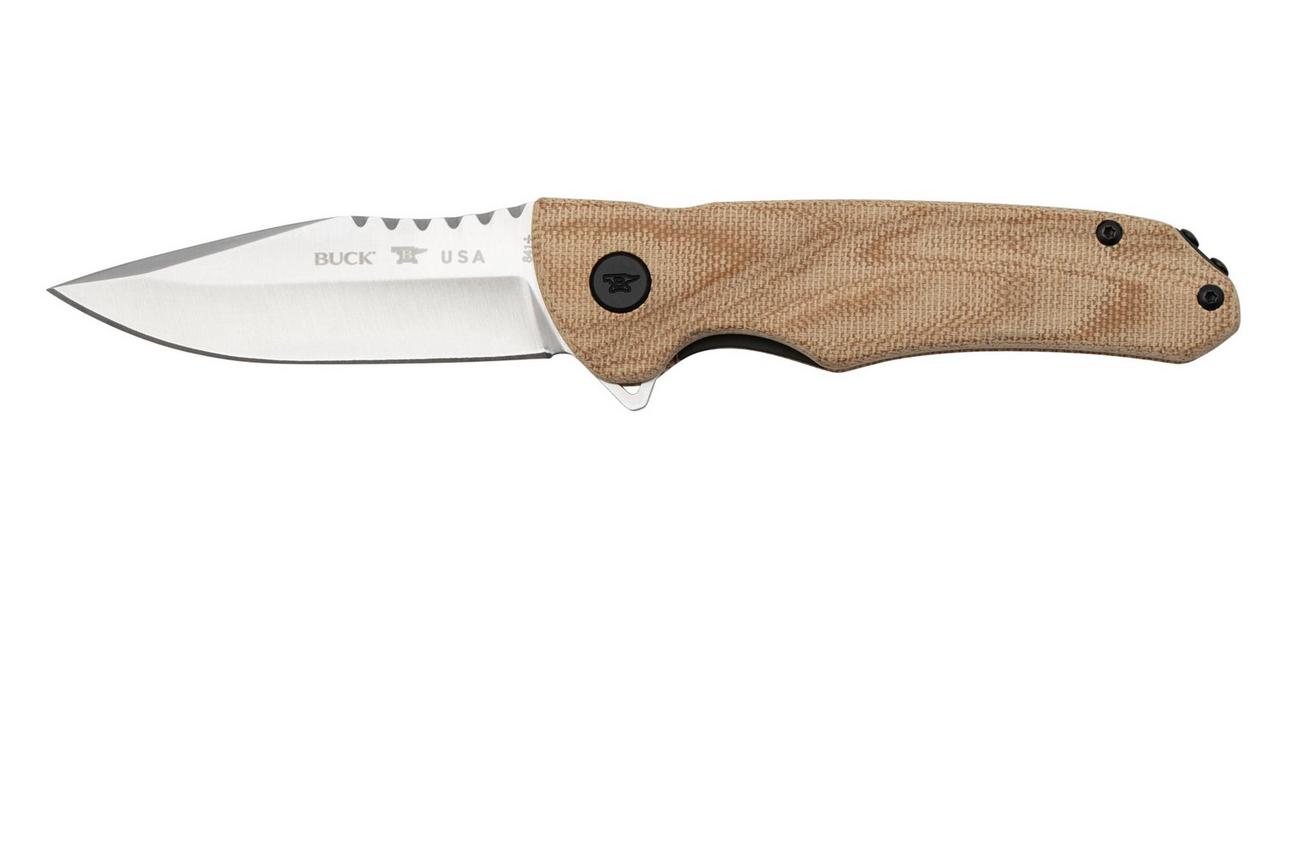 Buck Sprint Pro 0841TNS Natural Micarta, zakmes