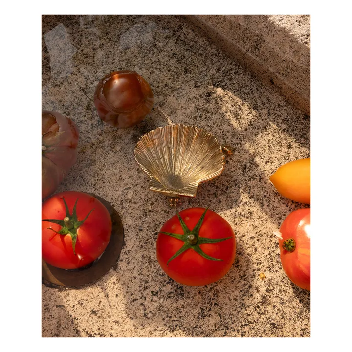 Doing Goods Vide poche coquillage en laiton Scarlett | Doré