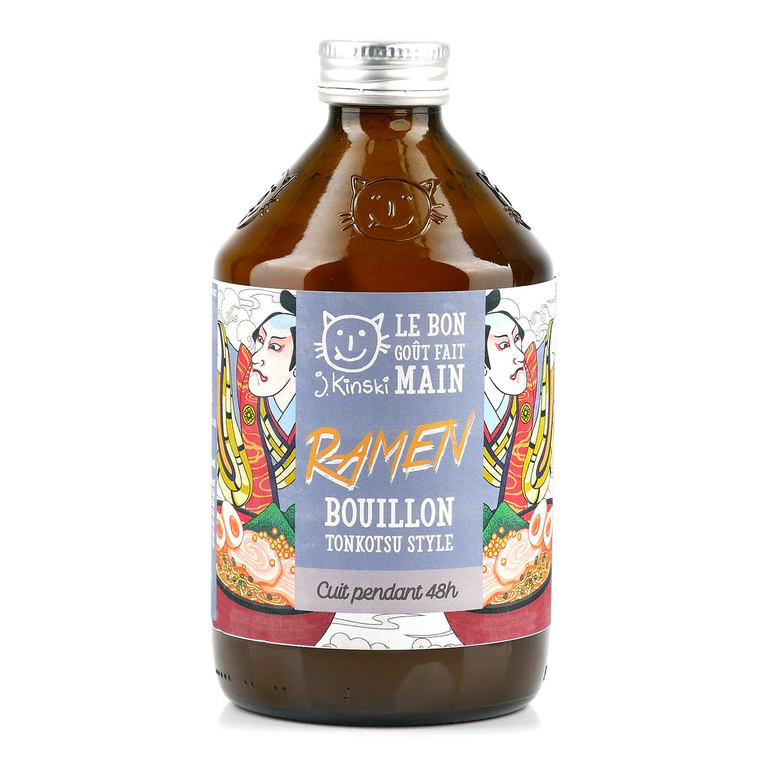 Bouillon de porc bio - Base Tonkotsu pour Ramen