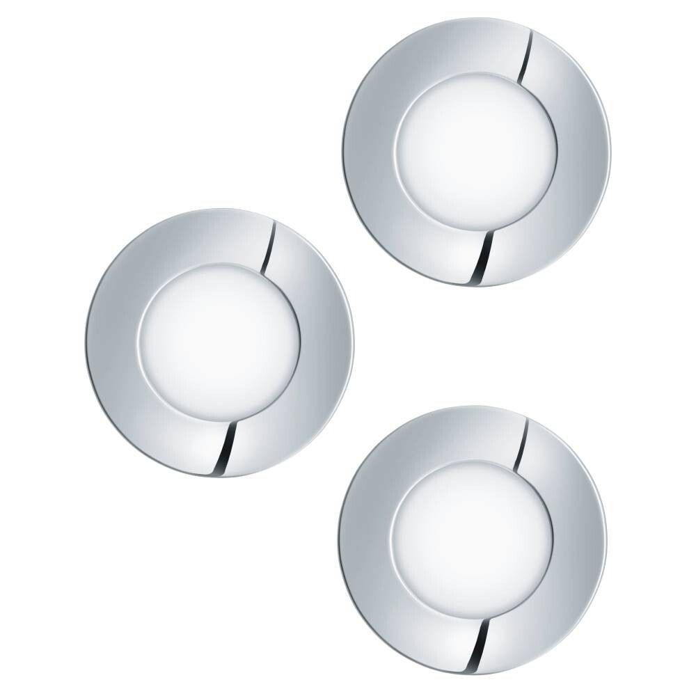 TAKLAMPE EGLO FUEVA3STK Ø85 3000K 3X3W IP44 KROM