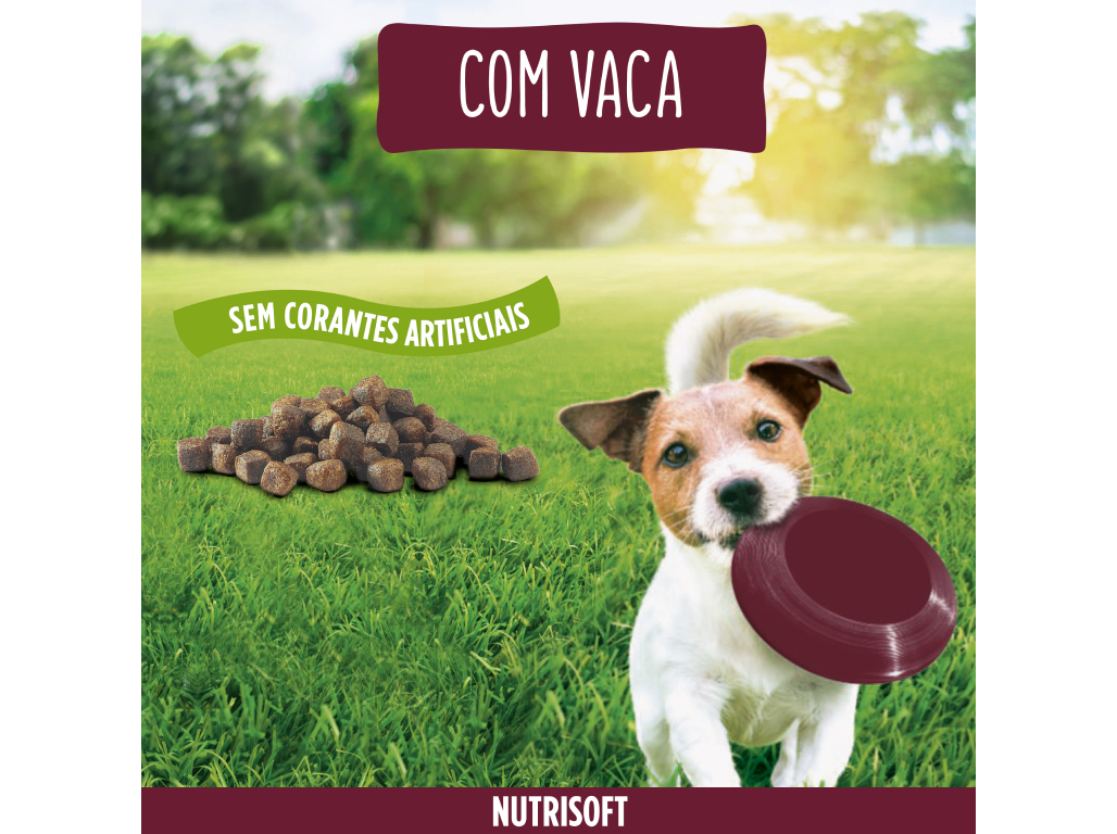 RAÇÃO PARA CÃO FRISKIES MINI MENU NUTRI SOFT COM VACA 1.4KG