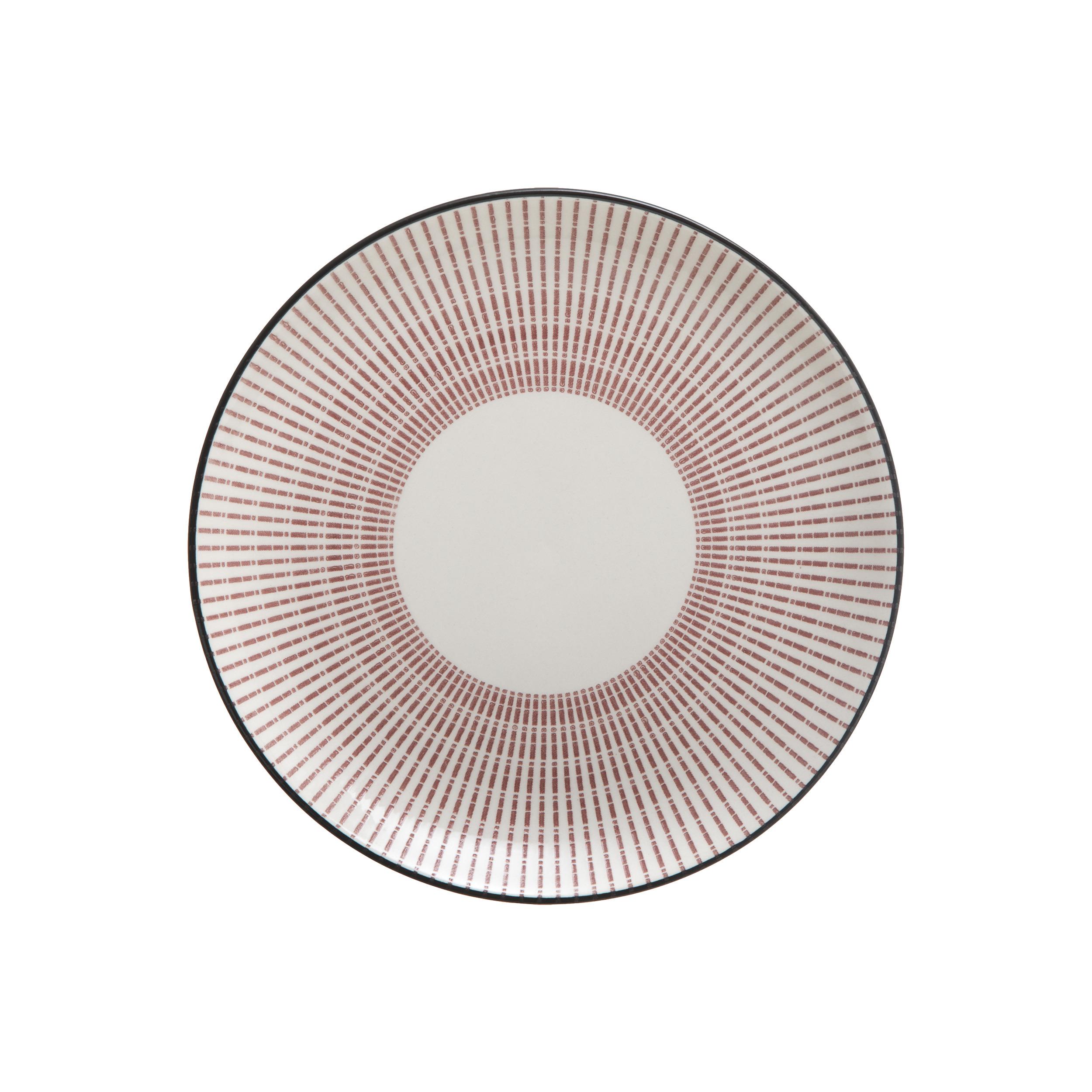 SERVICE 18 PIECES LUNIS ROUGE