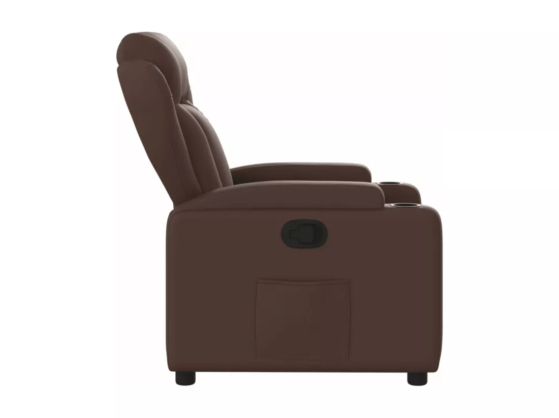 Fauteuil inclinable Marron Similicuir
