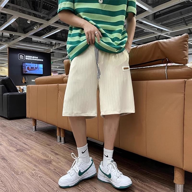 fluffush - Shorts met hoge taille en trekkoordapplicatie