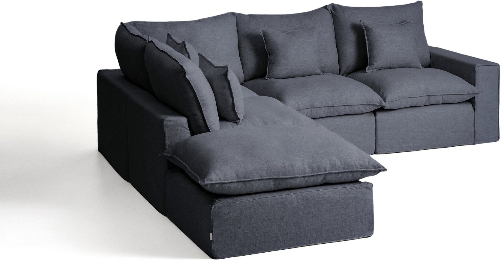 Kave Home Anarela Donkergrijs Hoekbank