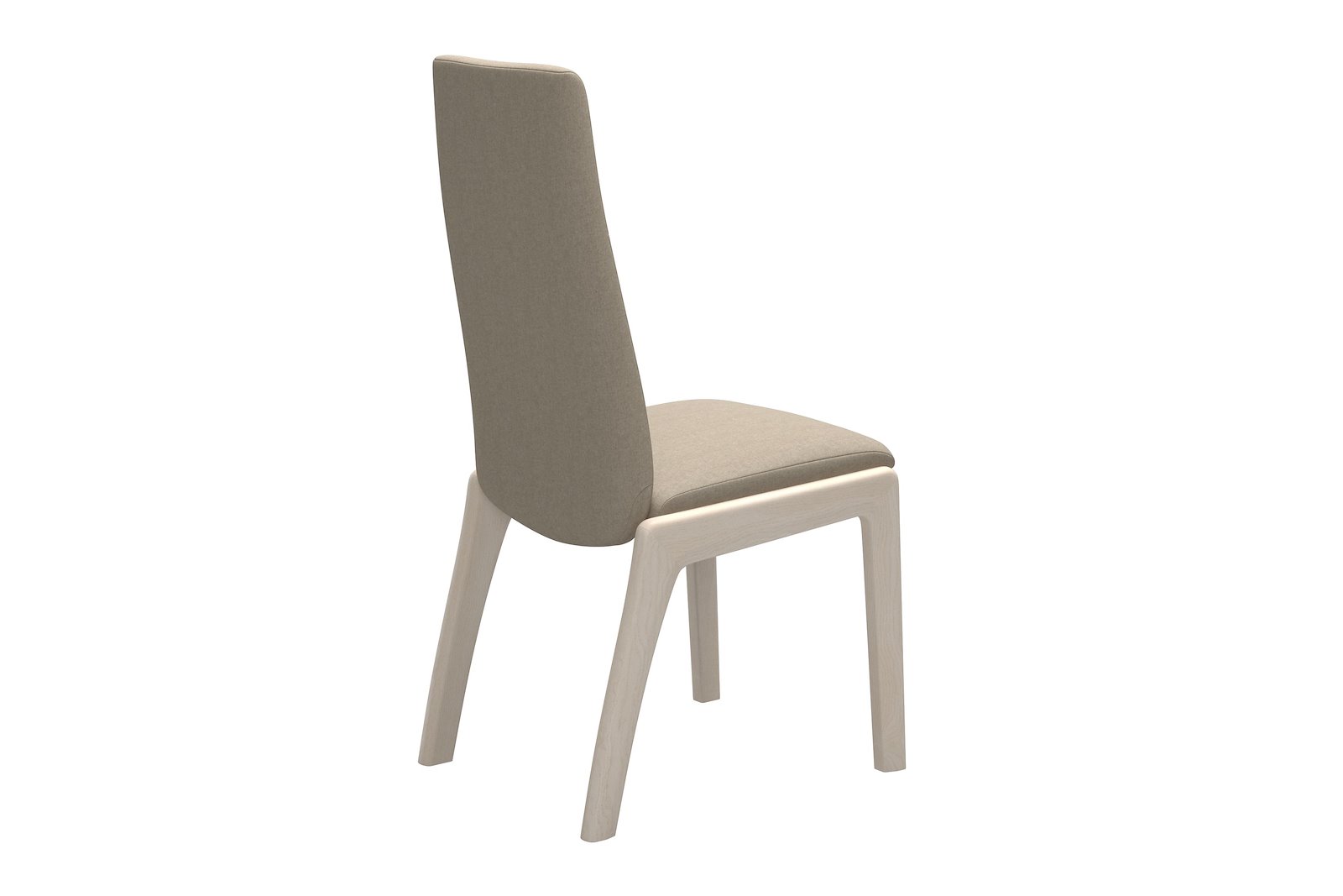 Chilli spisestol Tekstil Calido - Light Beige - Whitewash