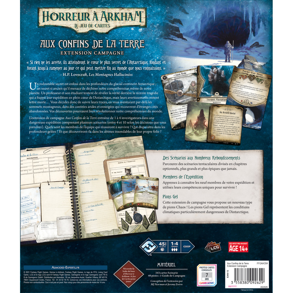 Horreur à Arkham : Le Jeu de Cartes - Aux Confins de la Terre (Campagne)