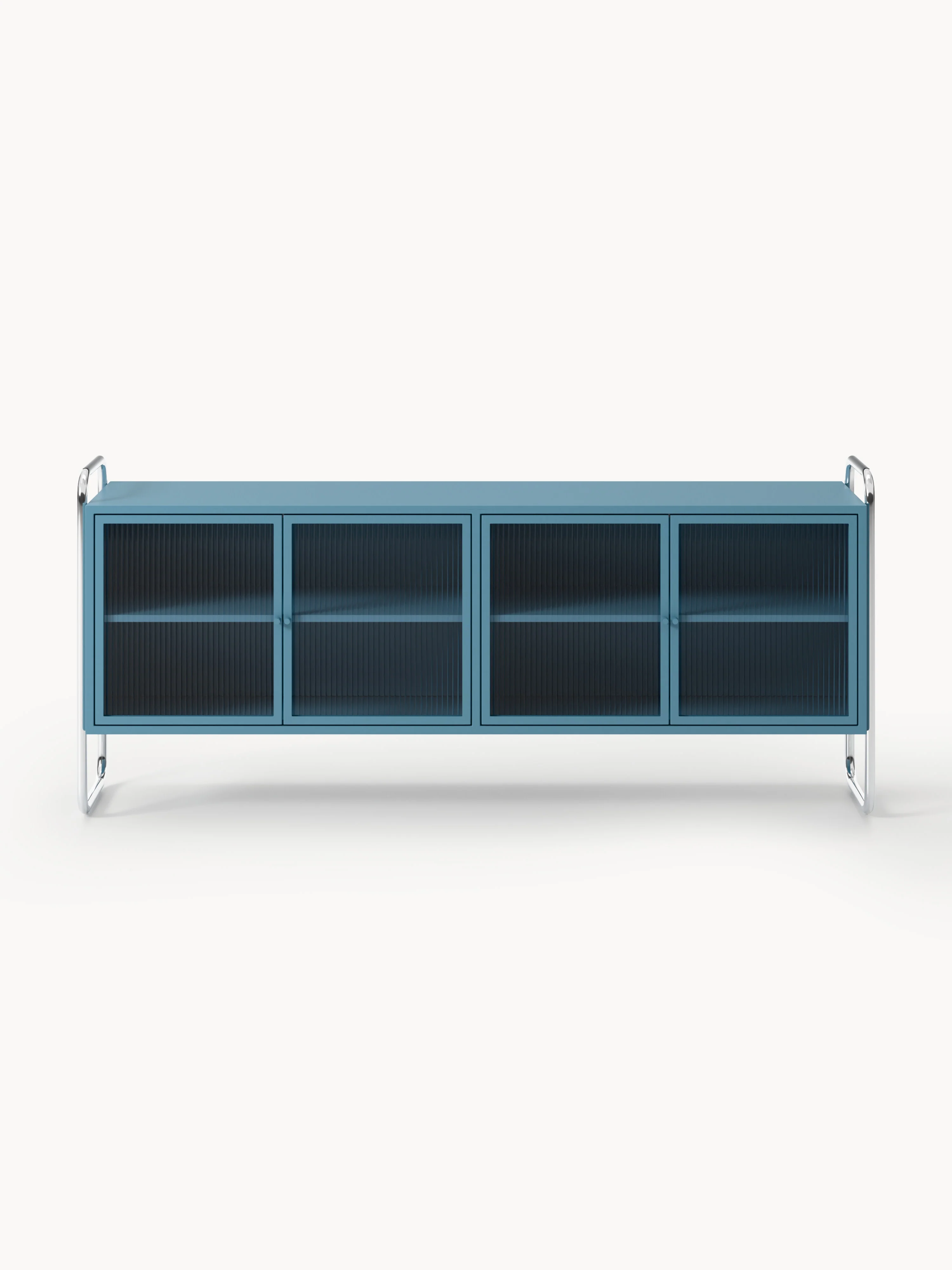 Metalen dressoir Robyn met glazen front