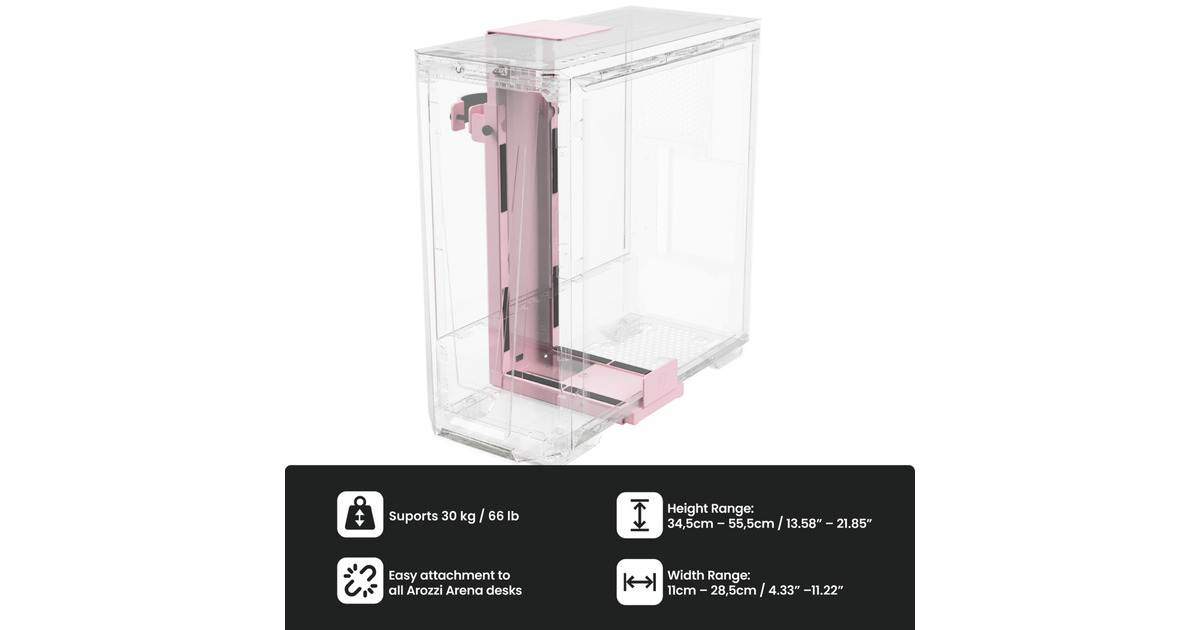 ArozziArena PC Mount - Pink bevestiging  (Roze)