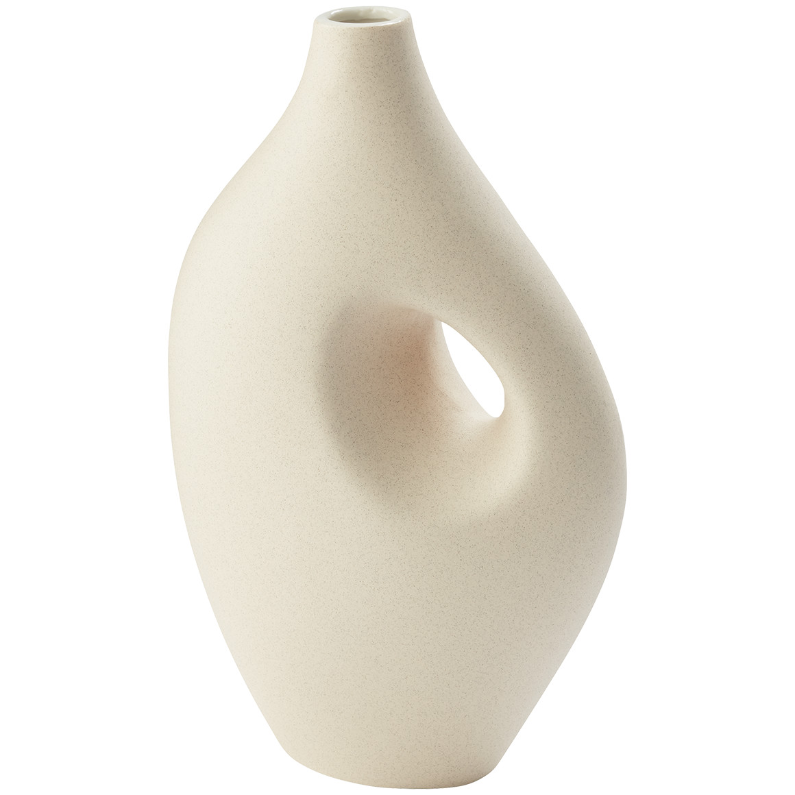 My Home Design-Vase in abstrakter Form weiss