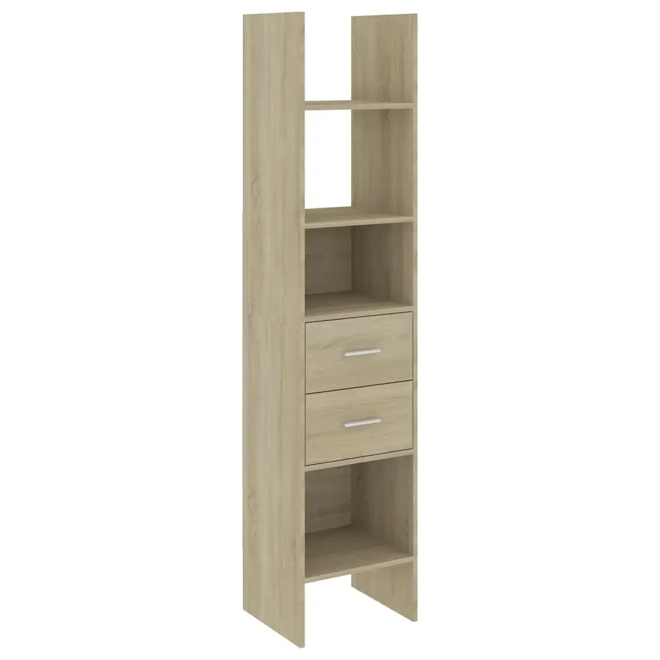 vidaXL - Boekenkast - Bruin - Bewerkt hout