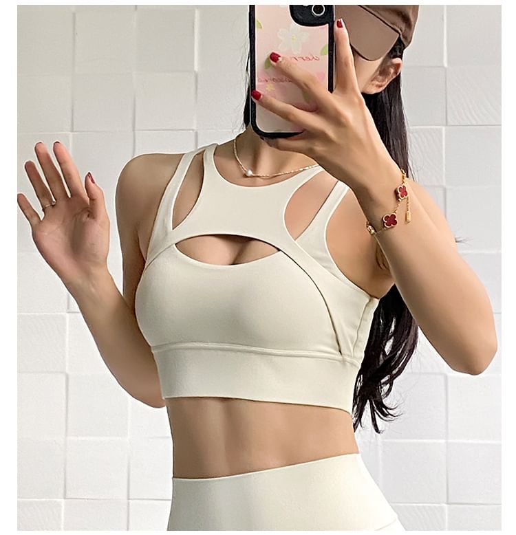 Engiko - Cutout Plain Sportbeha