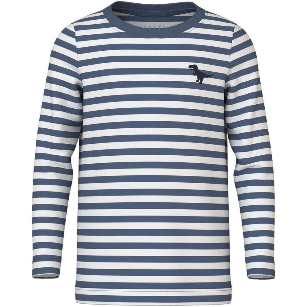Køb Name It Bering Sea Dino Villy Slim Bluse