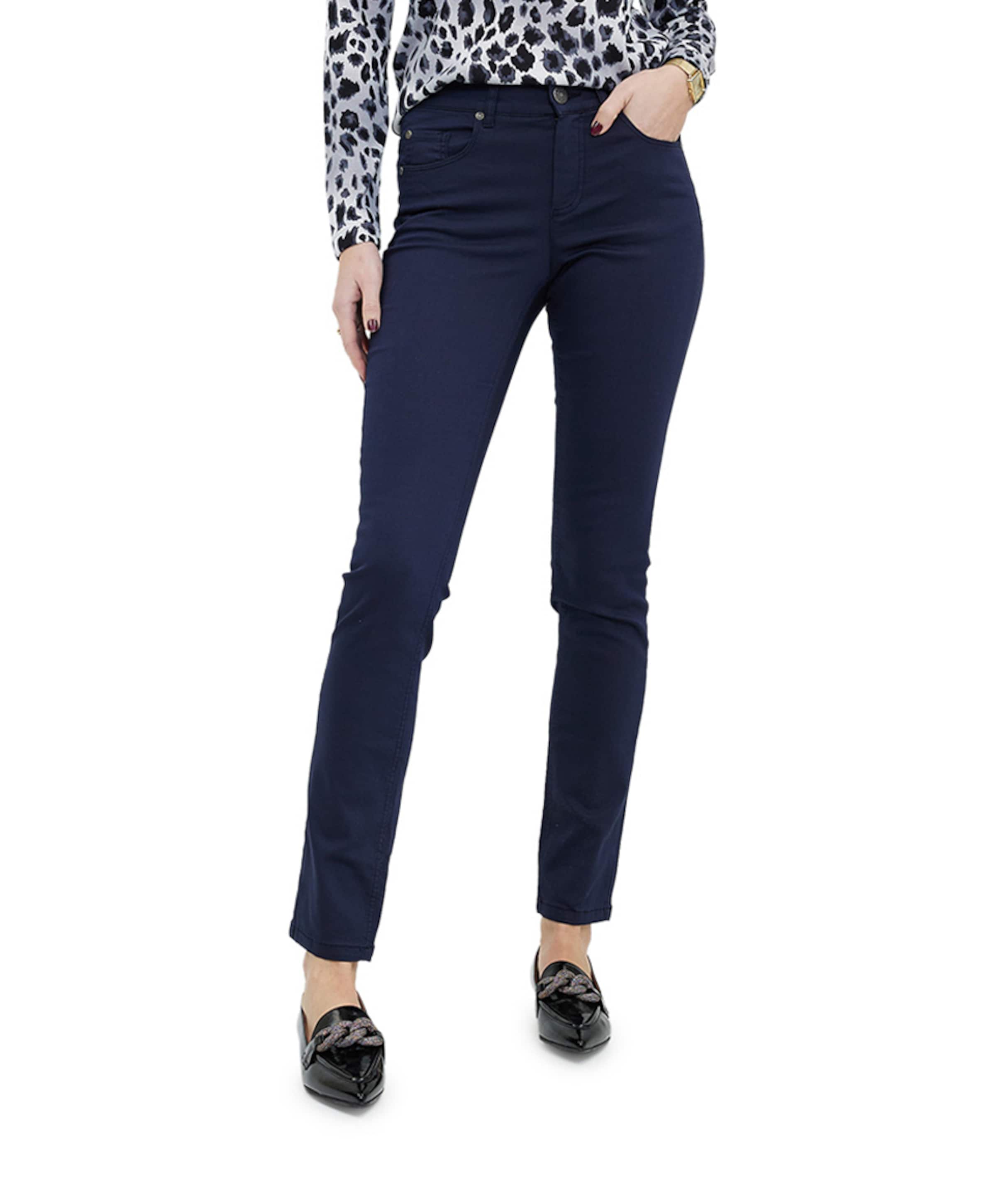 Enjoy 5 Pocket Super Stretch Lang dames broek blauw