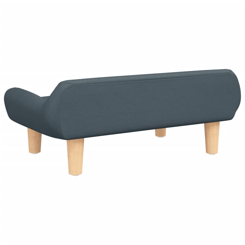 Cama para cães vidaXL em tecido cinza escuro, 70x40x24 cm