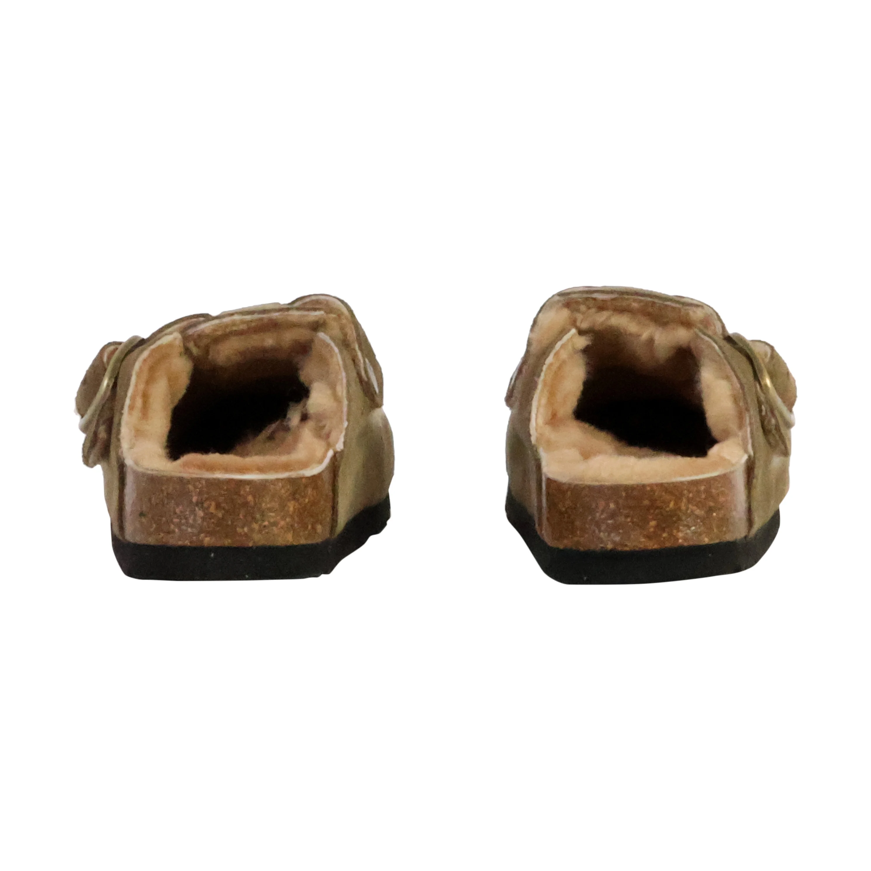 Mules cuirfae new f | Kaki