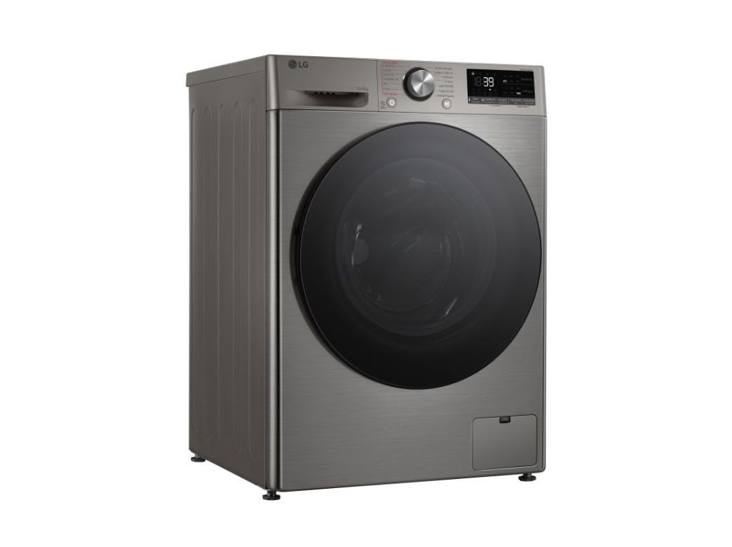 MÁQUINA DE LAVAR E SECAR ROUPA LG F4DR7010SGS LAVA 10KG E SECA 6KG SILVER