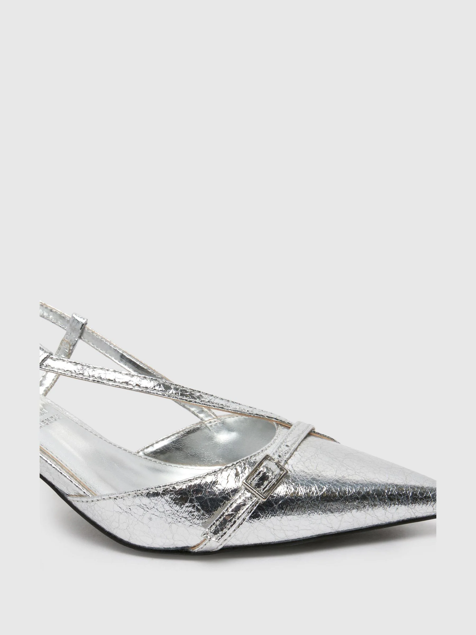 Zilver - Schuh Sidney Slingback Shoes