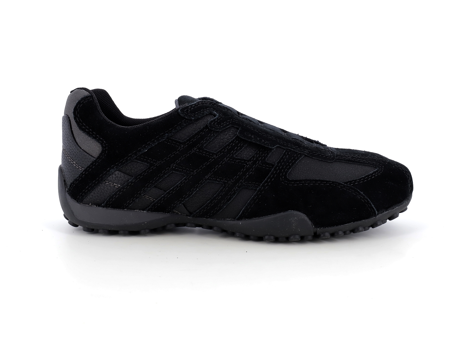 Geox-UOMO SNAKE U4207L Matières combinées Noir