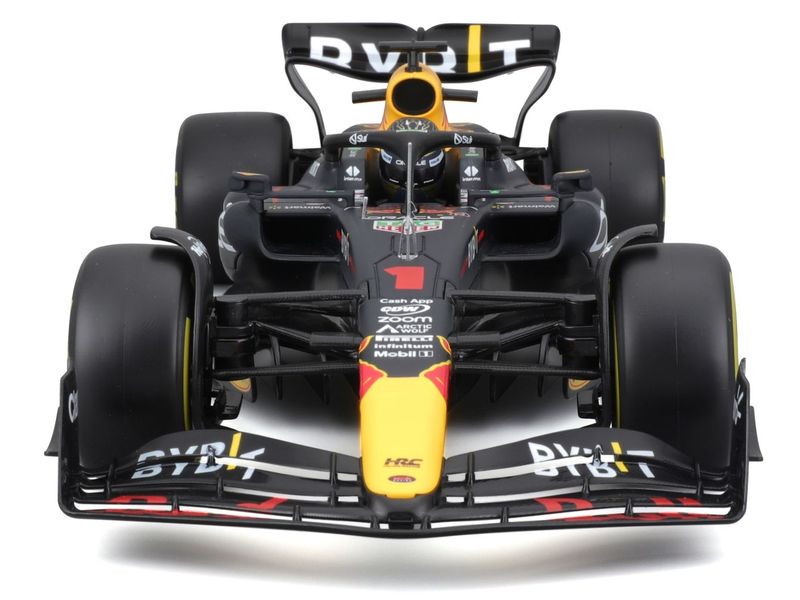 BBurago Red Bull Racing F1 RB19 Verstappen 2023 1:18 Sammlermodell im Massstab 1:18